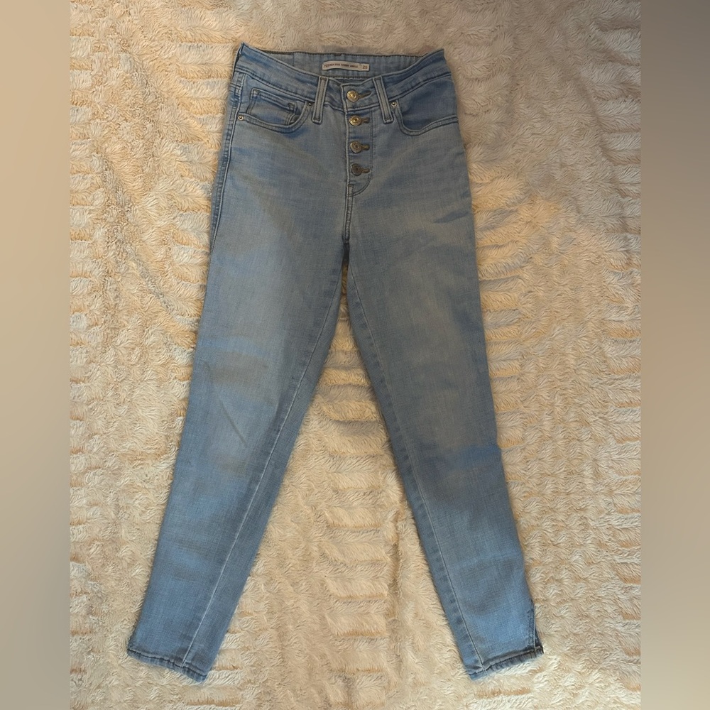 Levi’s High rise skinny jeans